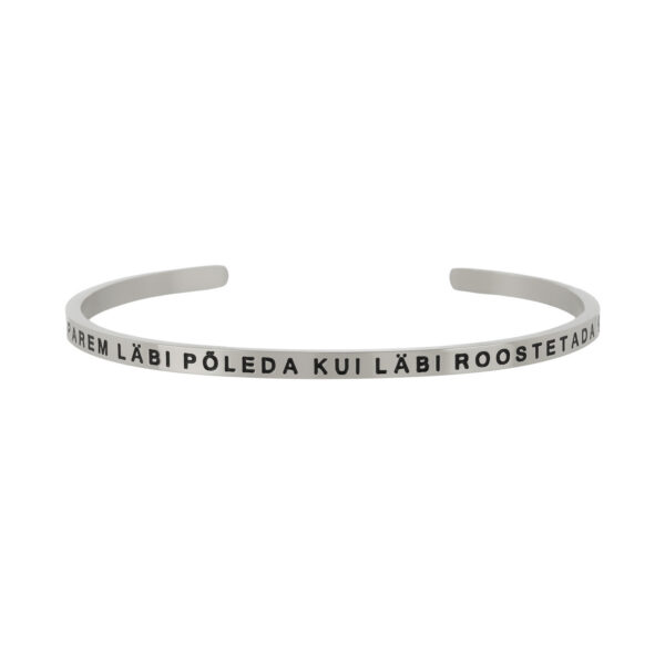 PAREM LÄBI PÕLEDA KUI LÄBI ROOSTETADA
